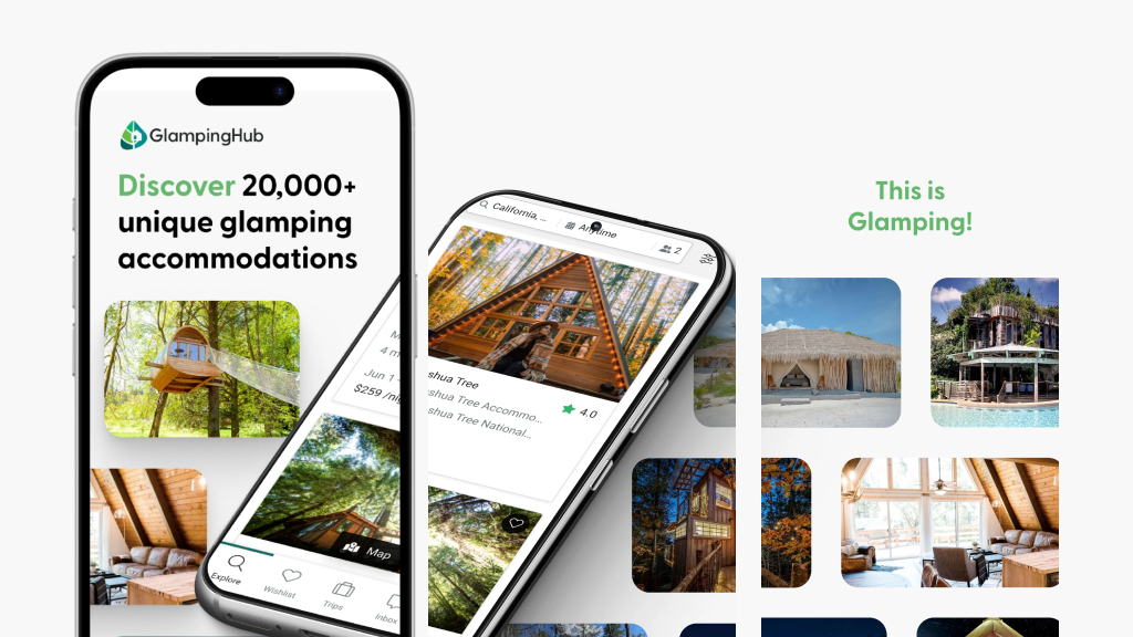 Imagen de la aplicaci&oacute;n Glamping Hub - las mejores aplicaciones de viajes