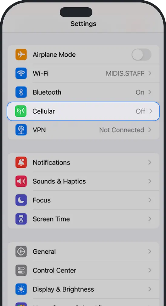 How to enable data roaming on iPhone 3