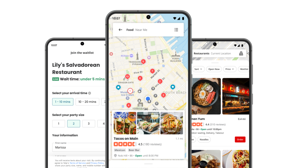 Rese&ntilde;a de la aplicaci&oacute;n Yelp