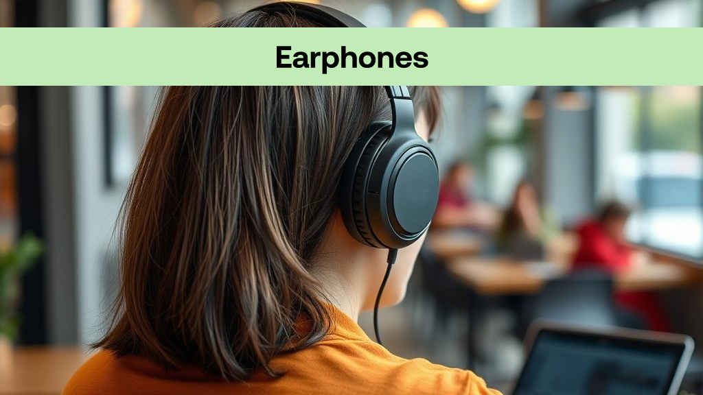 earphones or headphones