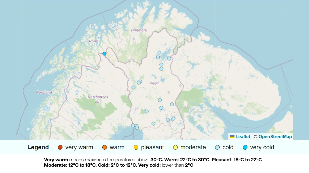 Lapland, Finland weather in April