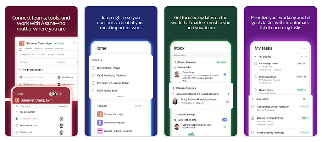 Asana productivity app