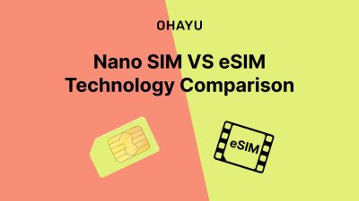 nano SIM vs eSIM comparison