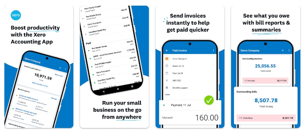 Xero digital nomad accounting app