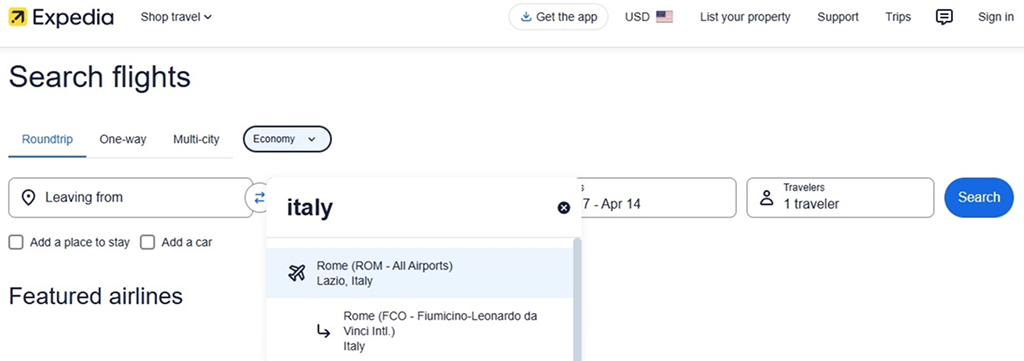 aggregator image - Google Travel, Expedia, KAYAK