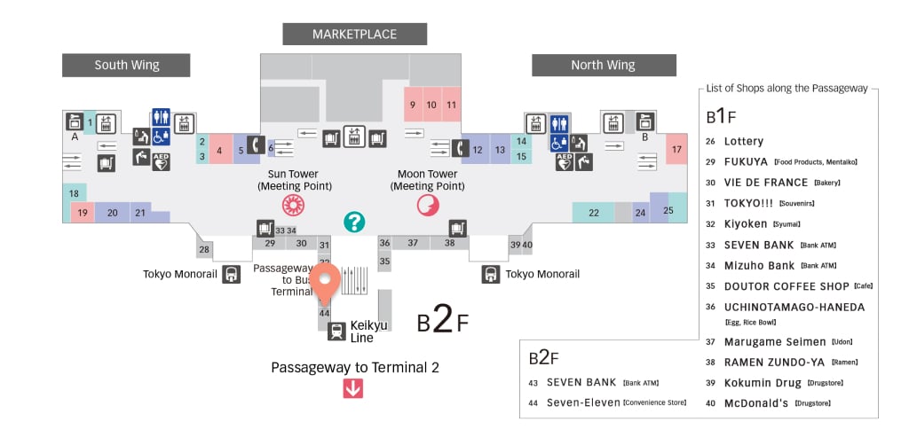 Basement 2nd Floor (B2F), 44 Gate Haneda