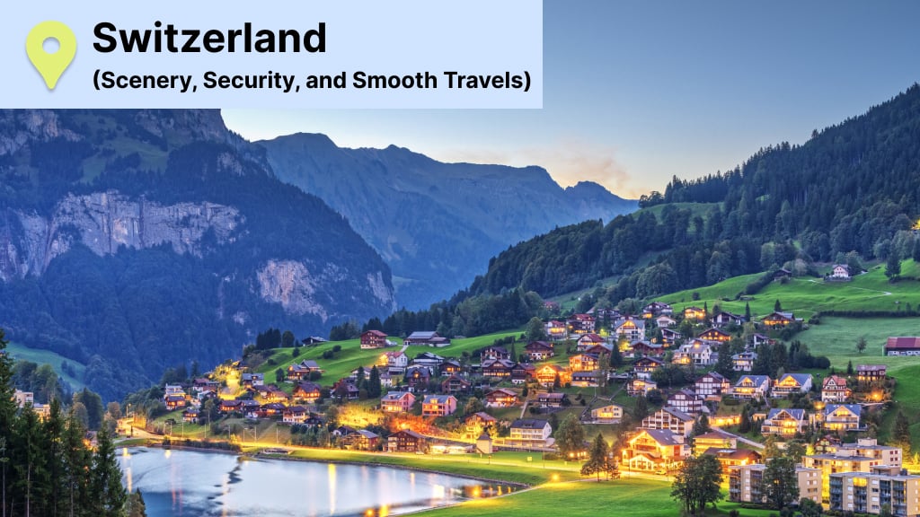 woman solo travel to Switzerland
