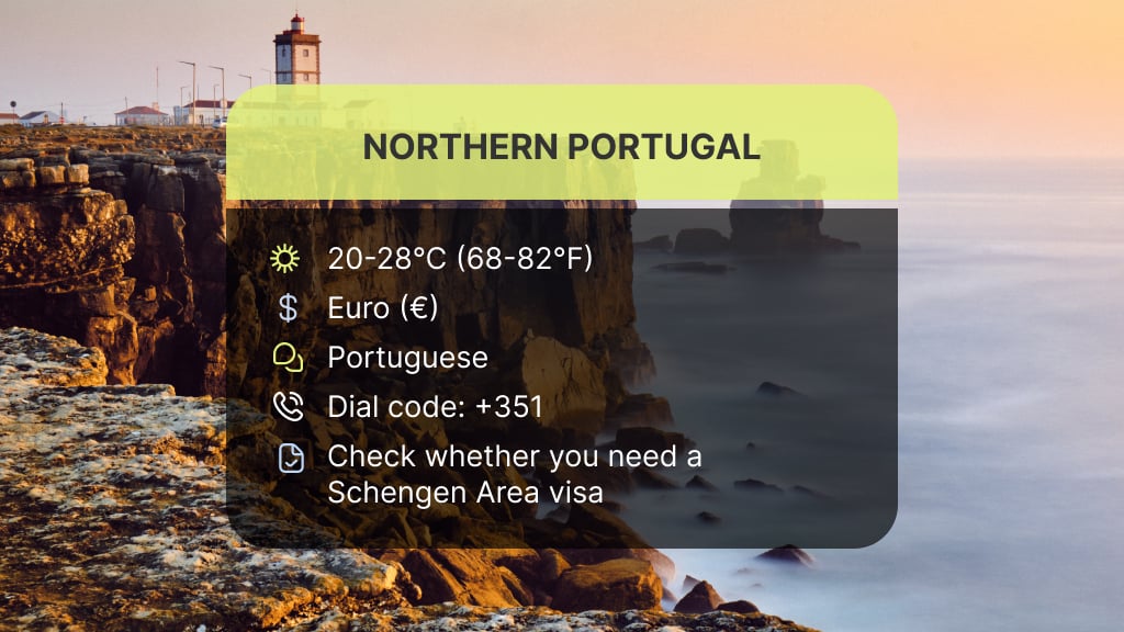 visiting Northern Portugal in August - cheap travels
