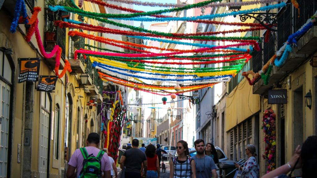 Bairro Alto neighborhood in Barcelona