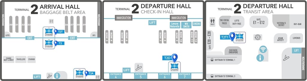 Changi Recommends T2 in Singapore airport
