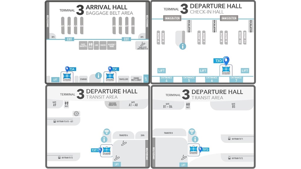 Changi Recommends T3 in Singapore airport