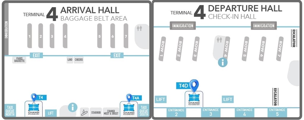 Changi Recommends T4 in Singapore airport
