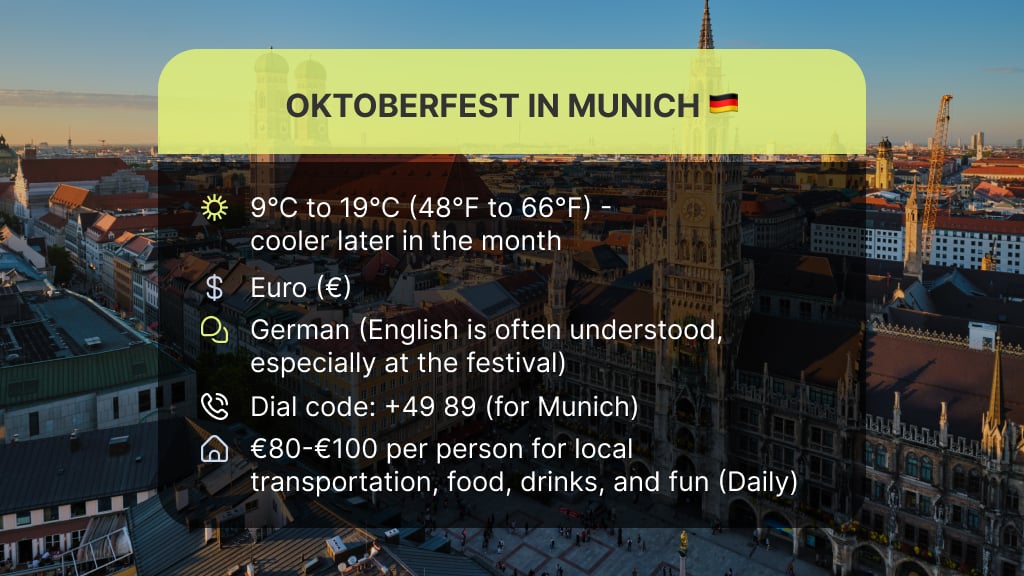 Oktoberfest in Munich