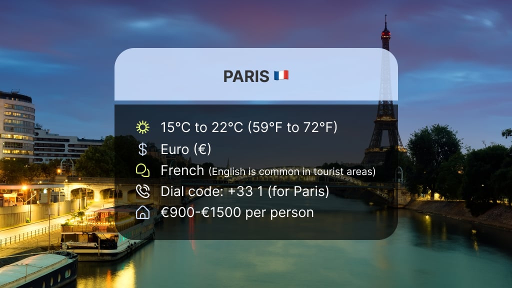 Paris in September