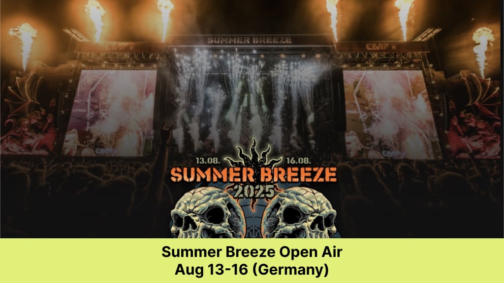 Summer Breeze Open Air – Aug 13-16 (Germany)