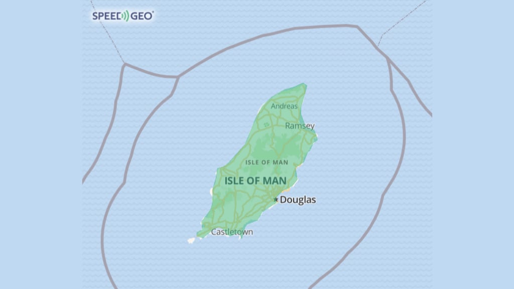 Isle of Man mobile coverage map