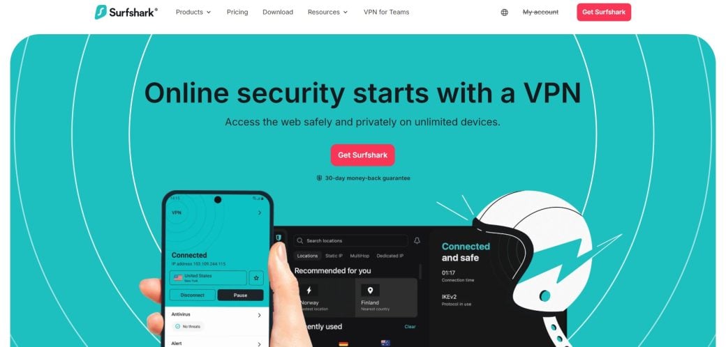 surfshark digital nomad VPN