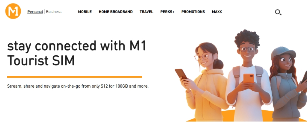 M1 (MobileOne) SIngapore mobile operator