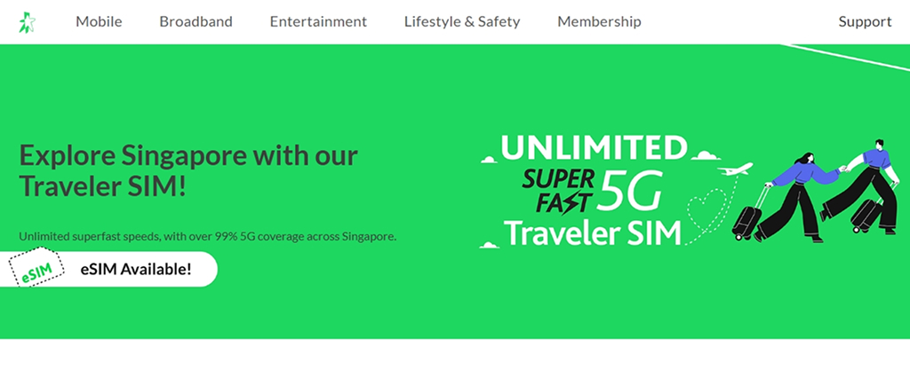 StarHub Singapore network provider