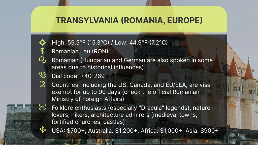 Transylvania (Romania, Europe) – weather and climate in October