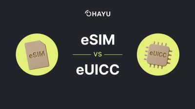eSIM vs eUICC infographics