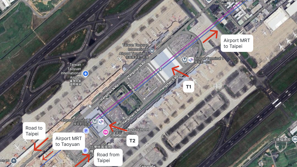 Taoyuan International Airport terminals