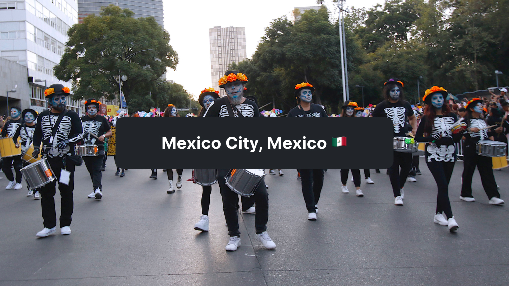Mexico City Halloween parades