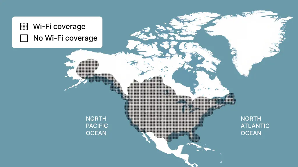 Thales airplanes wi-fi (the continental US coverage)