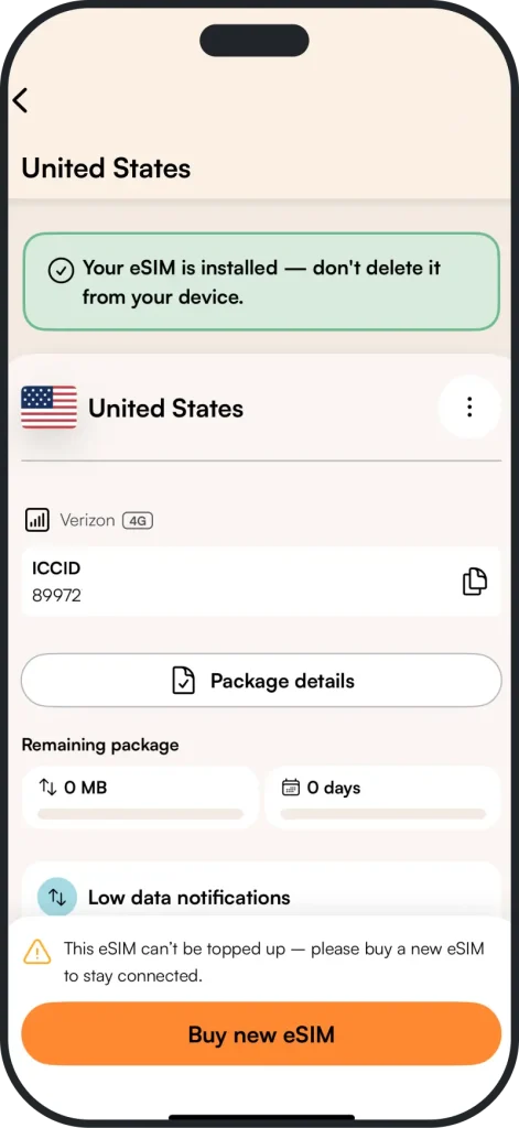 airalo-app-USA-esim-section