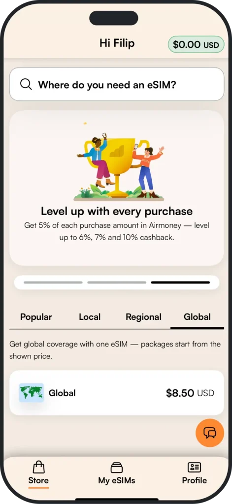 airalo-app-my-esims-section