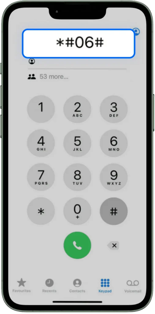 Dial 06 to see EID