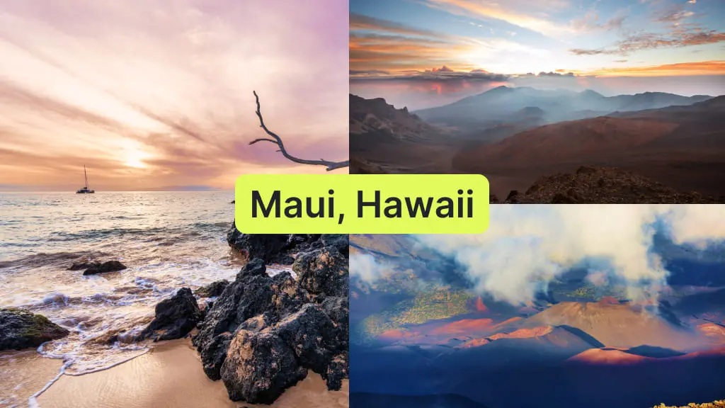 Maui, Hawaii - best place to travel in april