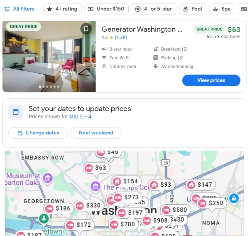google travel