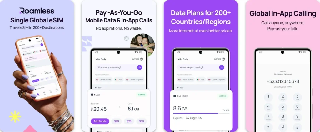 roamless app