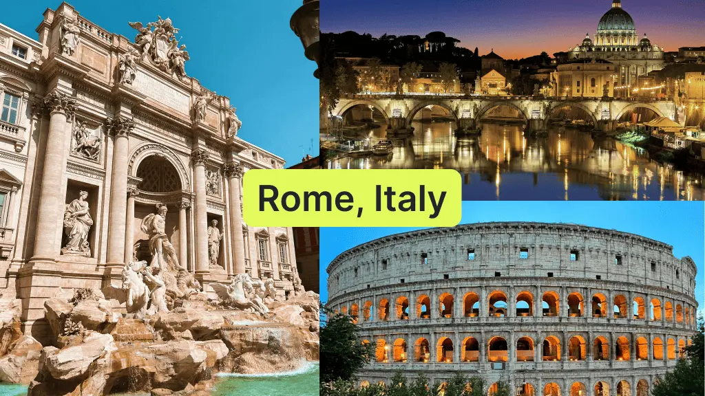 visiting Rome, Italy in spring