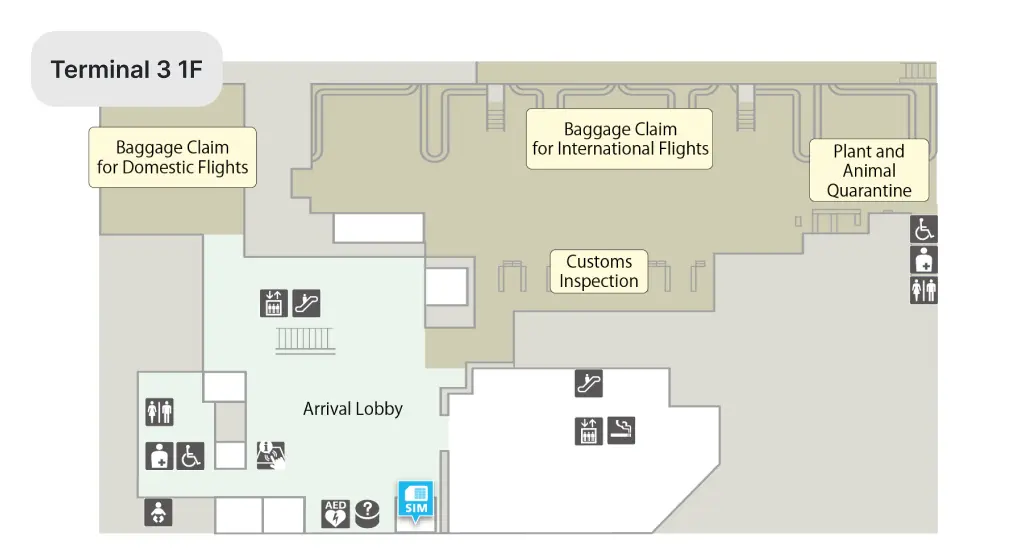Narita Airport SIM card - stores, prices, floor map | OHAYU eSIM