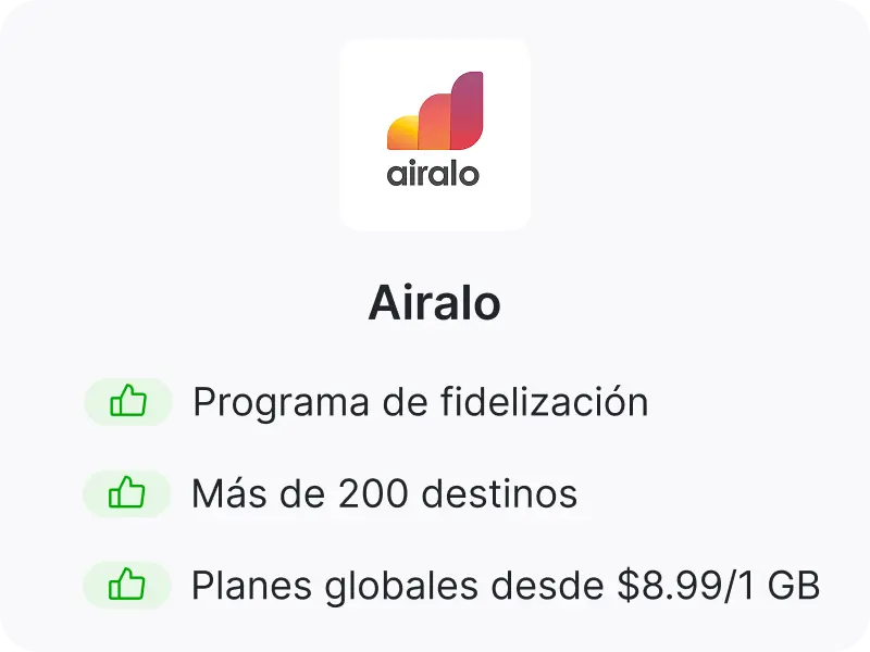 Airalo - Nomad eSIM alternativa