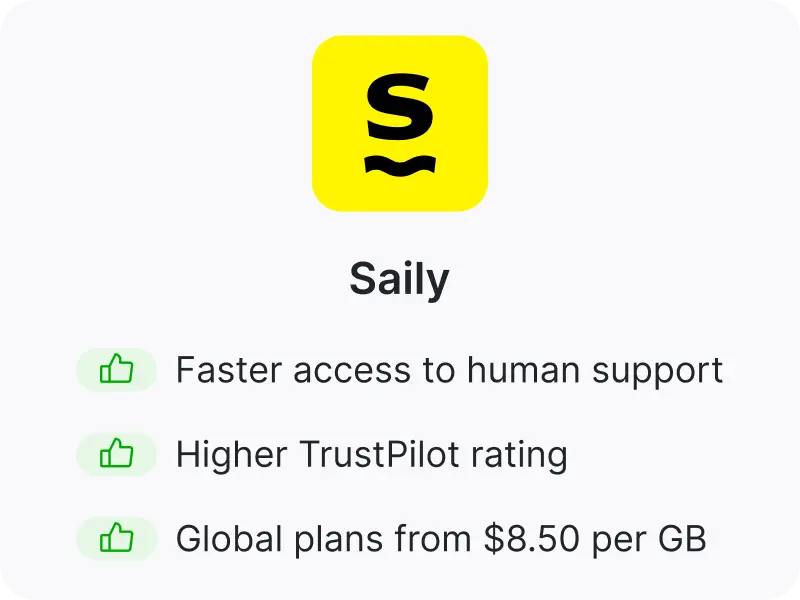 Saily Nomad eSIM alternative