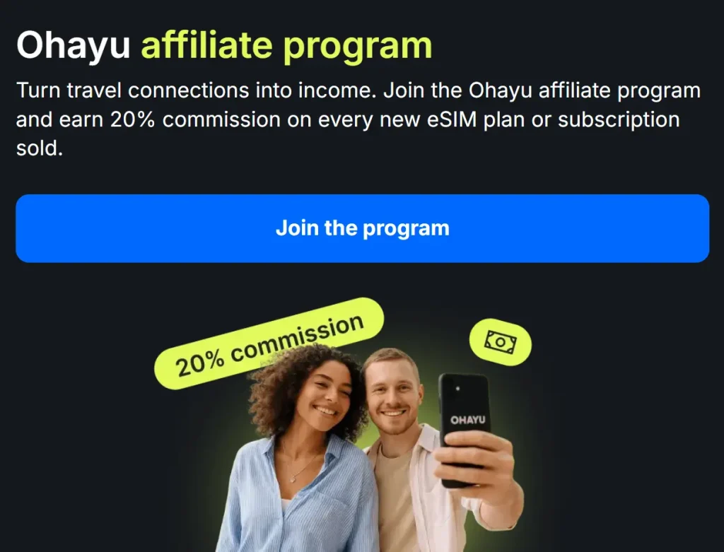 ohayu affiliate program
