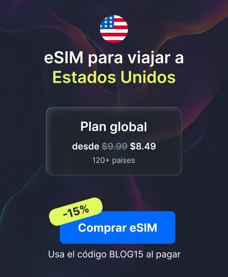 eSIM para viajar a Estados Unidos