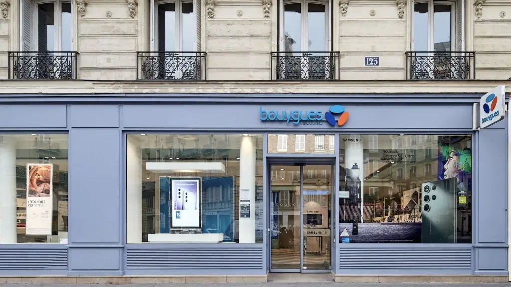 Bouygues Telecom store in Paris
