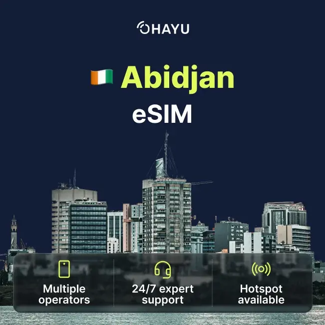 eSIM for Abidjan