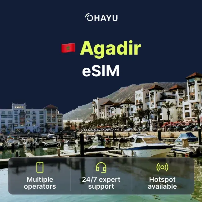 eSIM for Agadir