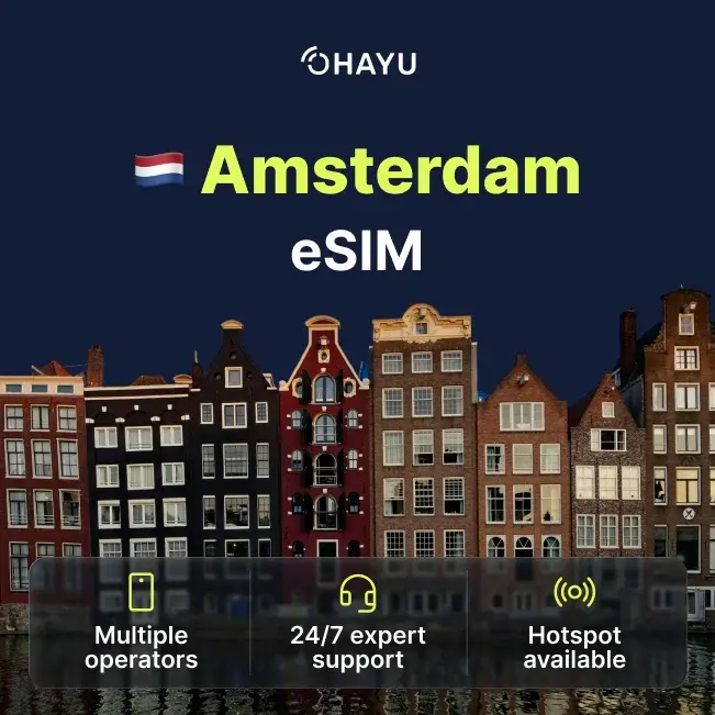 eSIM for Amsterdam