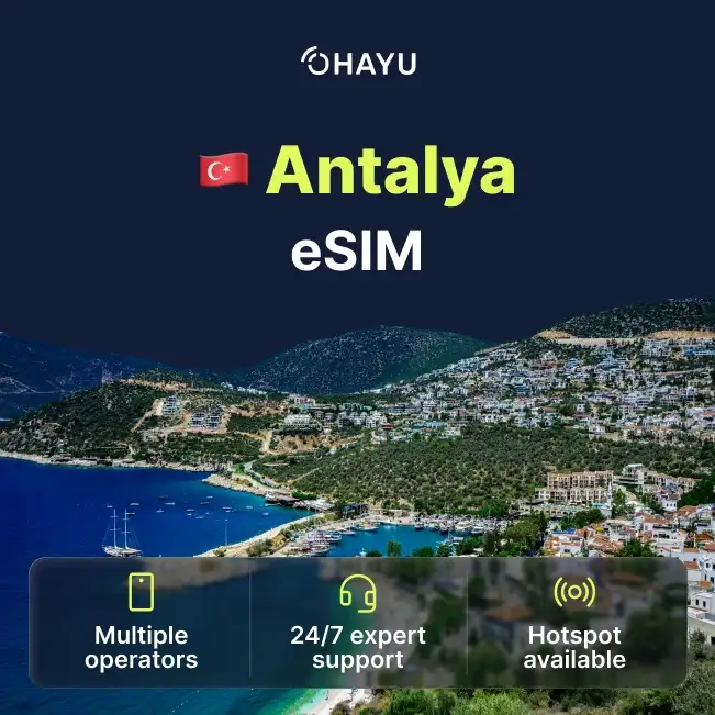 eSIM for Antalya