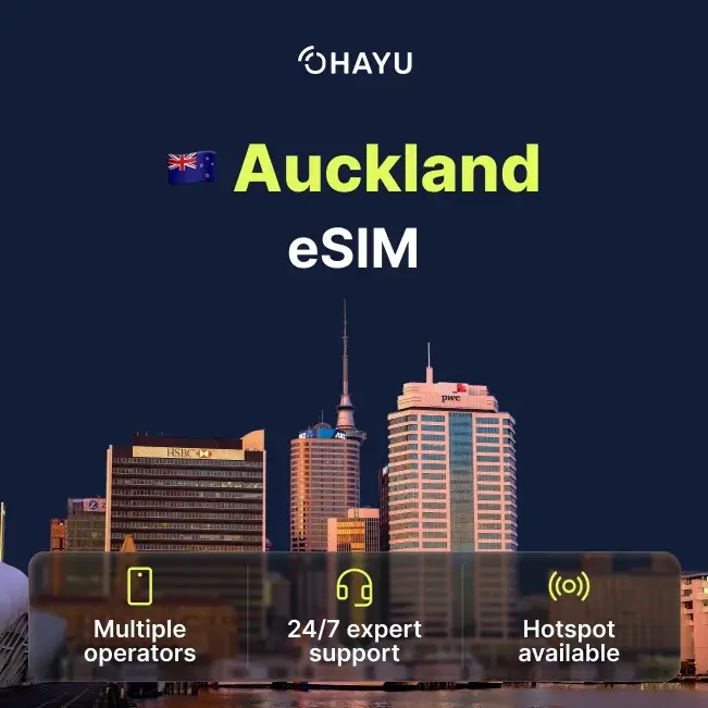 eSIM for Auckland