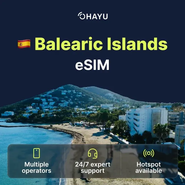 eSIM for Balearic Islands
