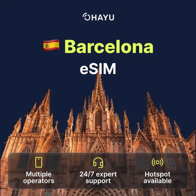 eSIM for Barcelona