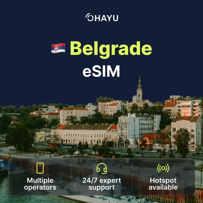Belgrade eSIM eSIM for Belgrade