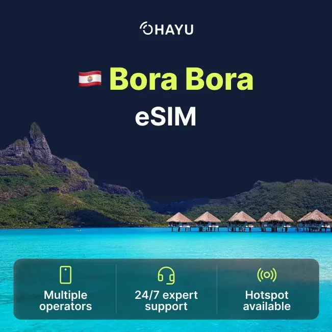 Bora Bora eSIM eSIM for Bora Bora